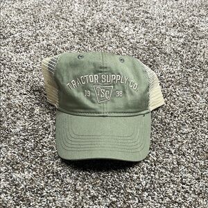 Tractor Supply Co. Green and Tan Cap